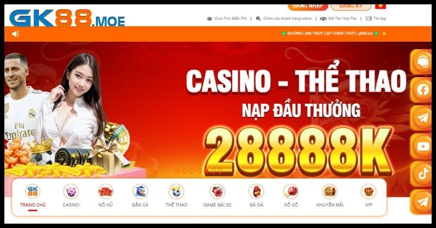 Nhà cái GK88 Gambling hoạt động uy tín 